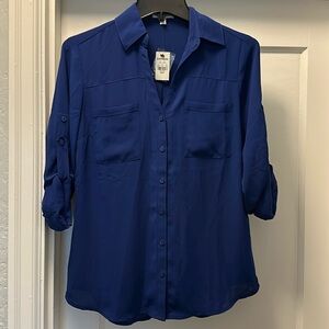 Express Button Down Blouse